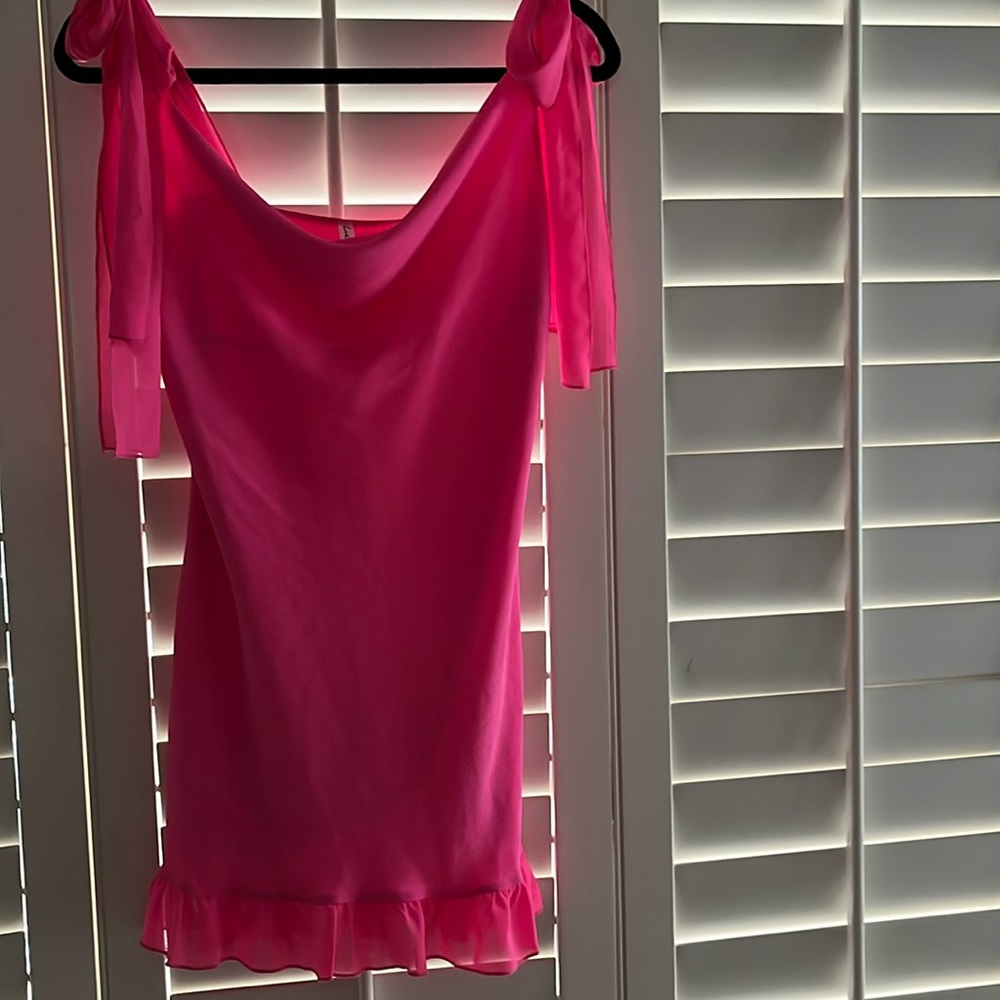 Size medium hot pink dress